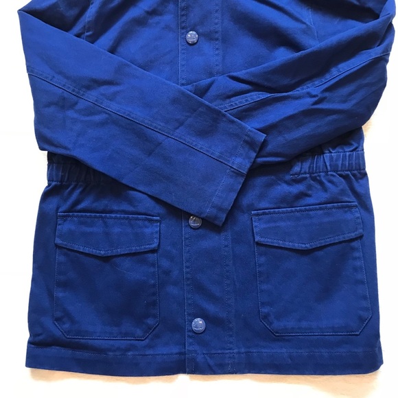 NEW**PETIT BATEAU**100% Cotton Royal Blue Jacket**Age 6 - Picture 5 of 8